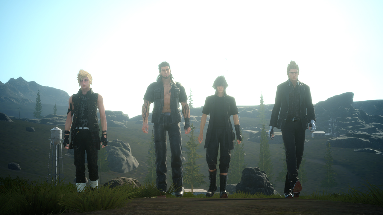 ffxv_party_walking