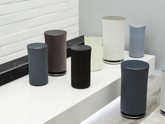 The speaker options in the Wireless Audio 360 series