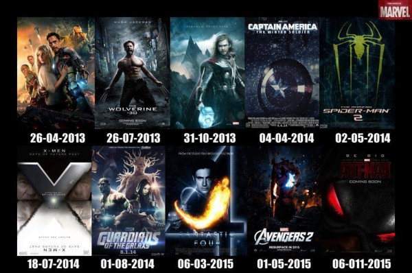 prog marvel 600x398 Stagione densa per i Marvel Studios!