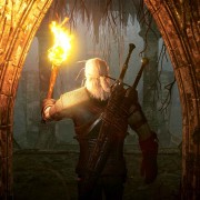the witcher 3_torch_cave